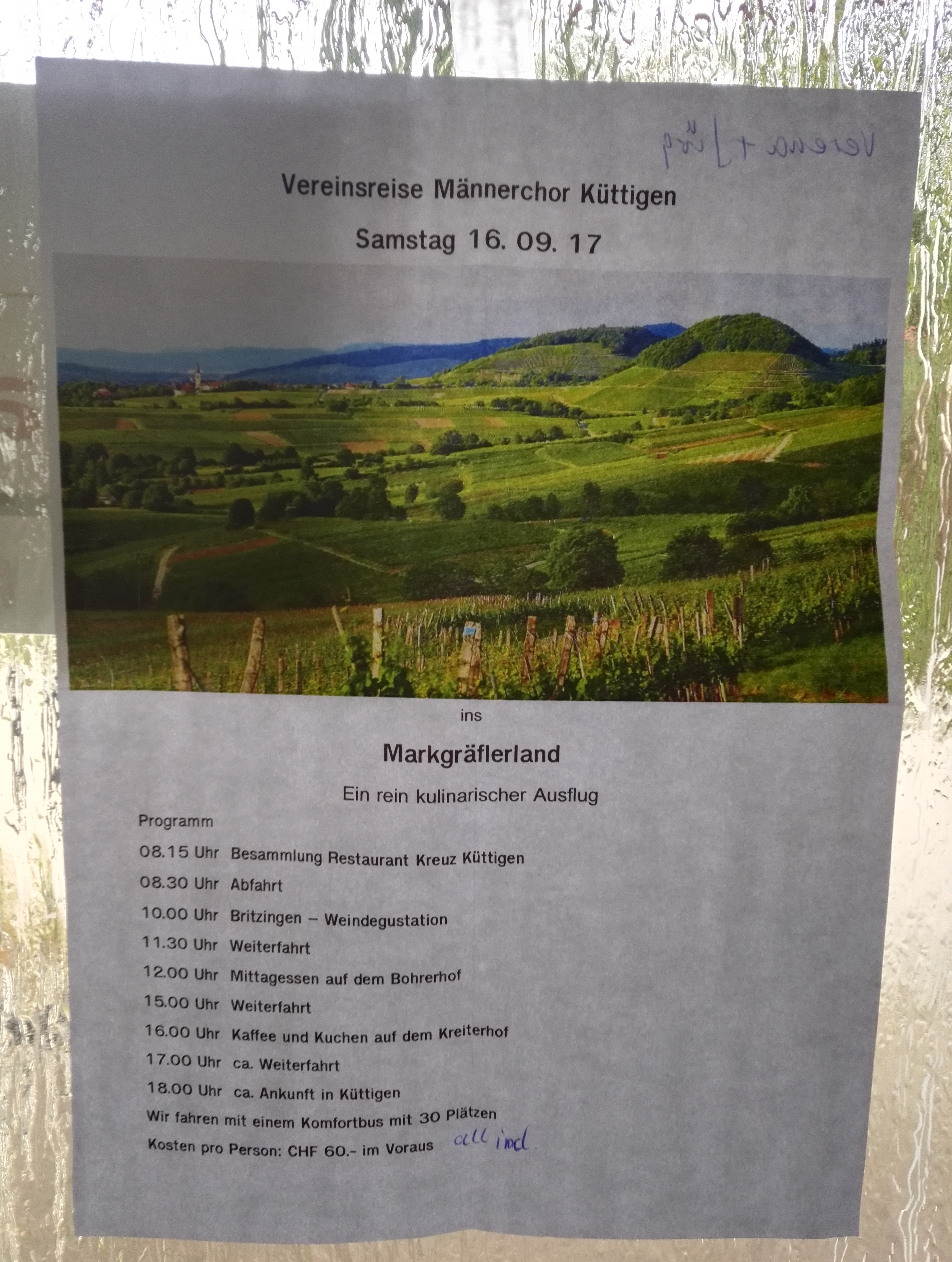 Reiseplan